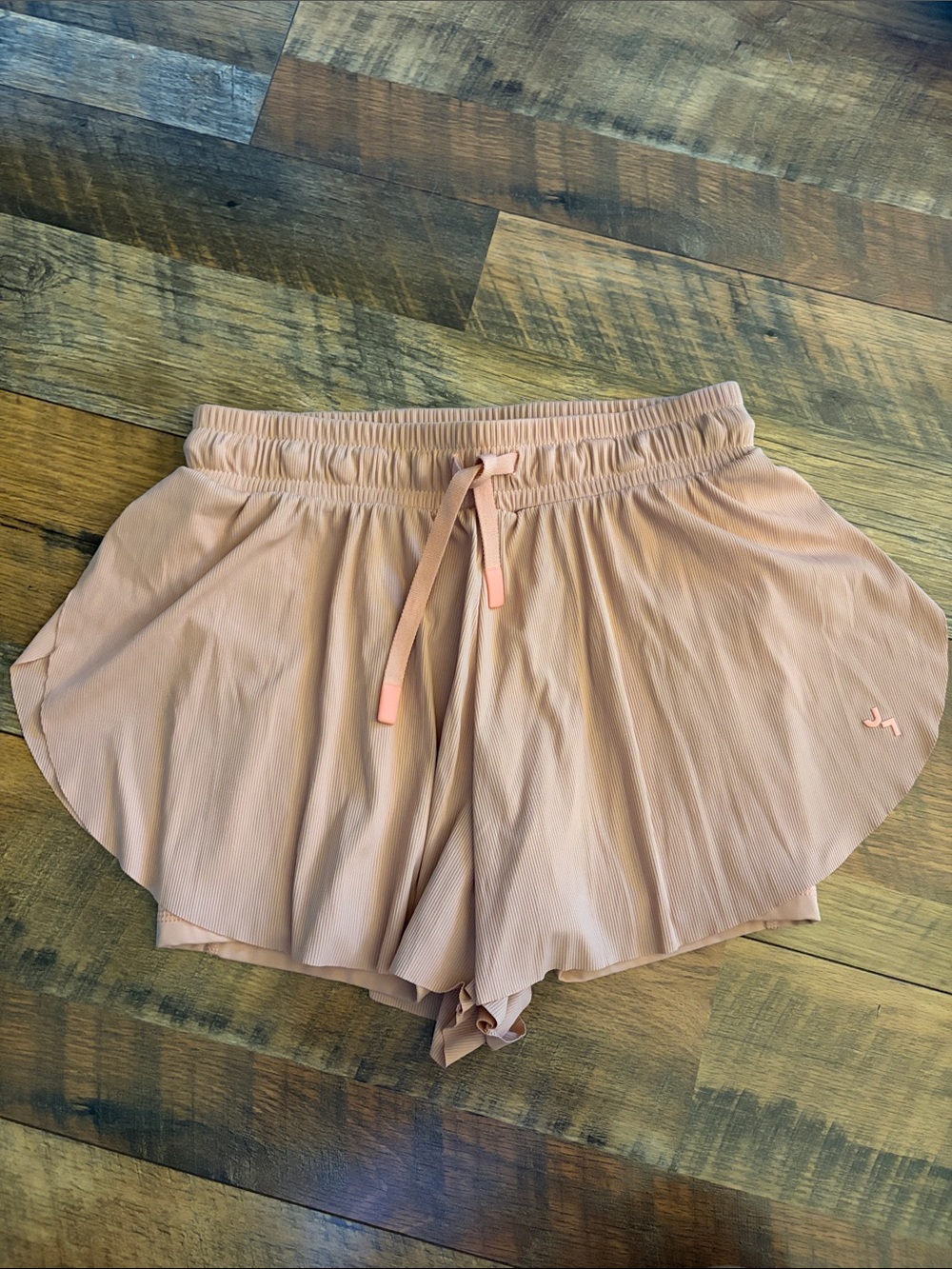 JoyLab light rose color Athletic Flow Shorts with Waist Tie